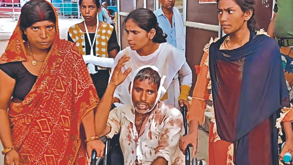 गोपालगंज में जमीन विवाद में मारपीट और पथराव, पिता-पुत्री समेत एक ही परिवार के पांच घायल