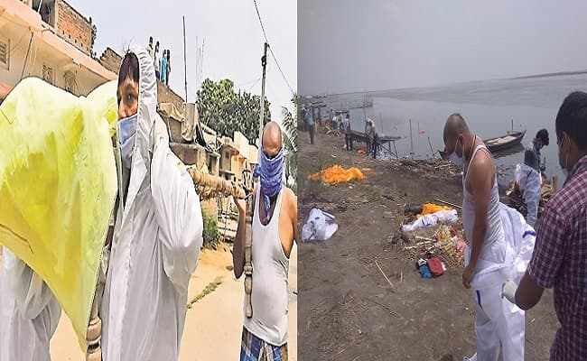 कोरोनाकाल में अपनों की मरी मानवता तो इलाज कर रहे डॉक्टर ने शव को दिया कंधा, मुखाग्नि देकर विधिवत किया अंतिम संस्कार