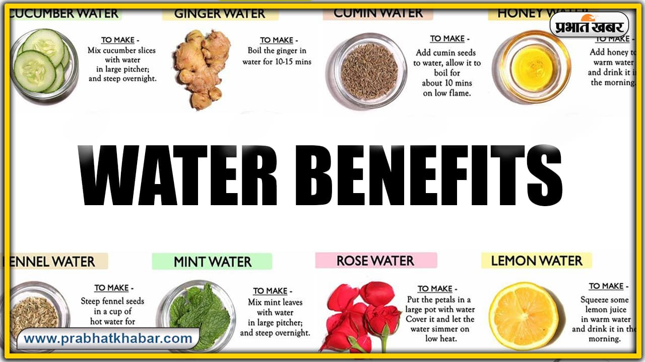 Water Benefits: गुलाब, खीरा, जीरा, शहद, नींबू आदि को पानी के साथ ऐसे करें इस्तेमाल, कई मर्ज का है उत्तम उपचार
