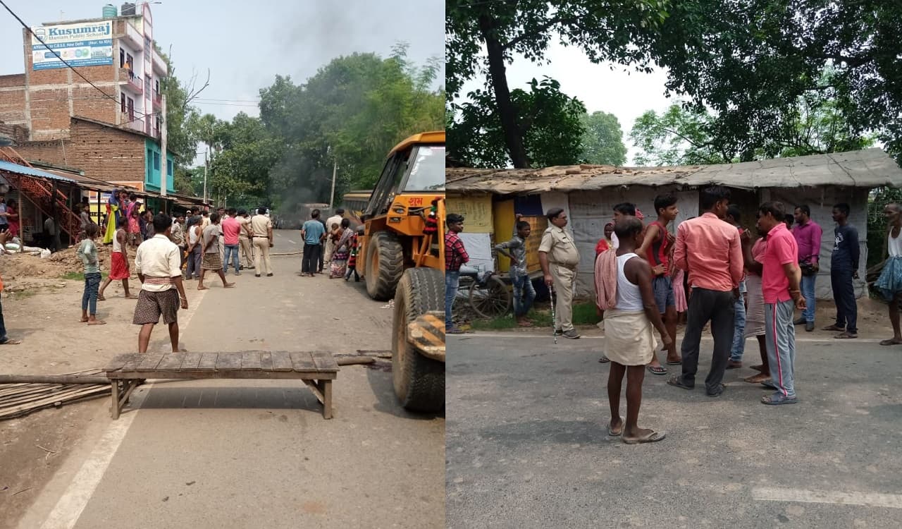 Bihar News: नौबतपुर में क्रेन ने युवक को कुचला, आक्रोशित लोगों ने किया नौबतपुर-मसौढ़ी मुख्य मार्ग जाम