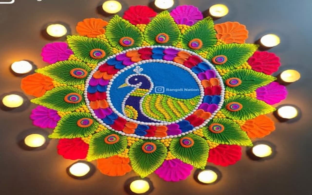 Simple Rangoli Design: अपने घर को दें खूबसूरत लुक, बनाएं ये आसान और आकर्षक रंगोली डिज़ाइन