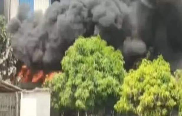 सहरसा के राइस मिल में लगी भीषण आग, लाखों के चावल-धान जलकर राख