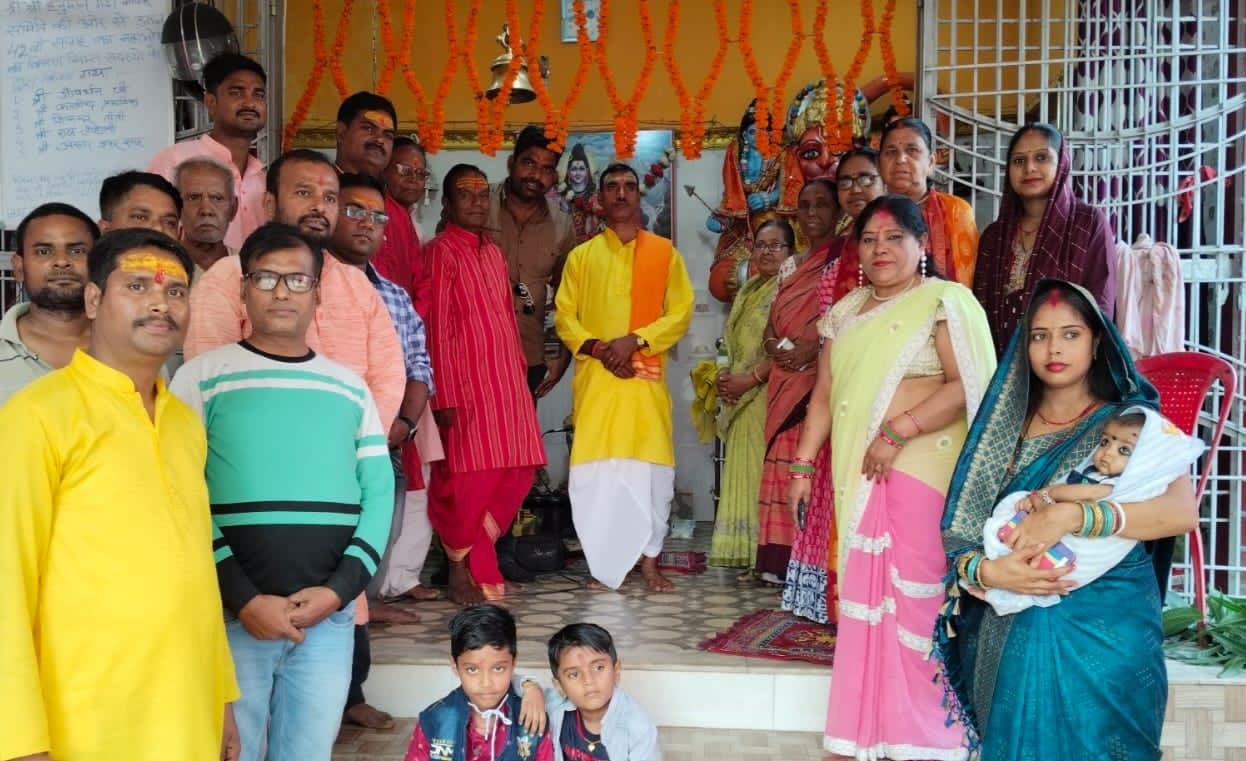 बोकारो : हनुमान गढ़ी मंदिर में चित्रगुप्त महाराज की मूर्ति स्थापित