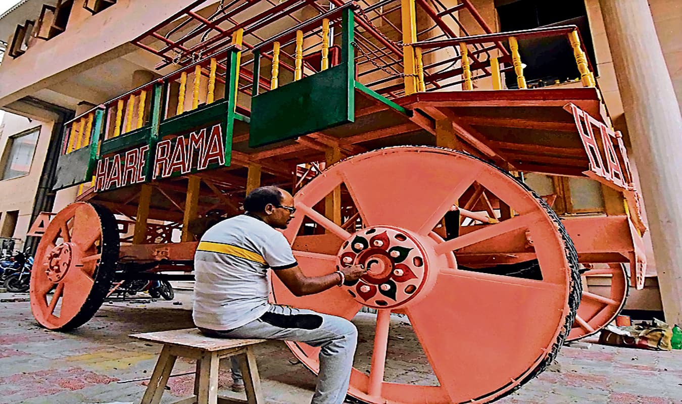 इस्कॉन पटना: जगन्नाथ रथ यात्रा के लिए रूस-यूक्रेन से आ रहे श्रद्धालु, 40 फीट ऊंचा होगा भगवान का रथ