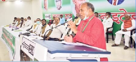 जदयू के अध्यक्ष आरसीपी सिंह ने पार्टी को बताया मां, कार्यकर्ताओं से बोले- रखेगी सबका ध्यान