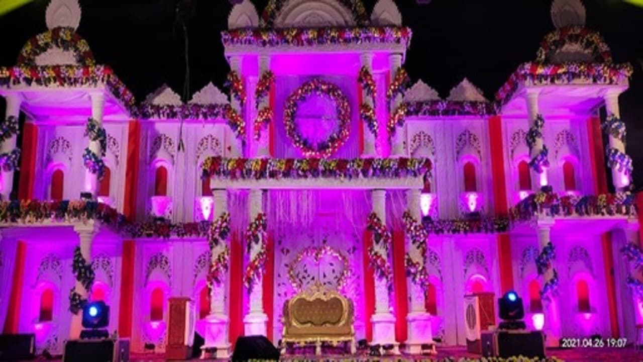 Navratri 2022: मुजफ्फरपुर के लकड़ीढाई में 40 फुट के पंडाल विराजेंगी मां, गुंबज पर लहरायेगा तिरंगा