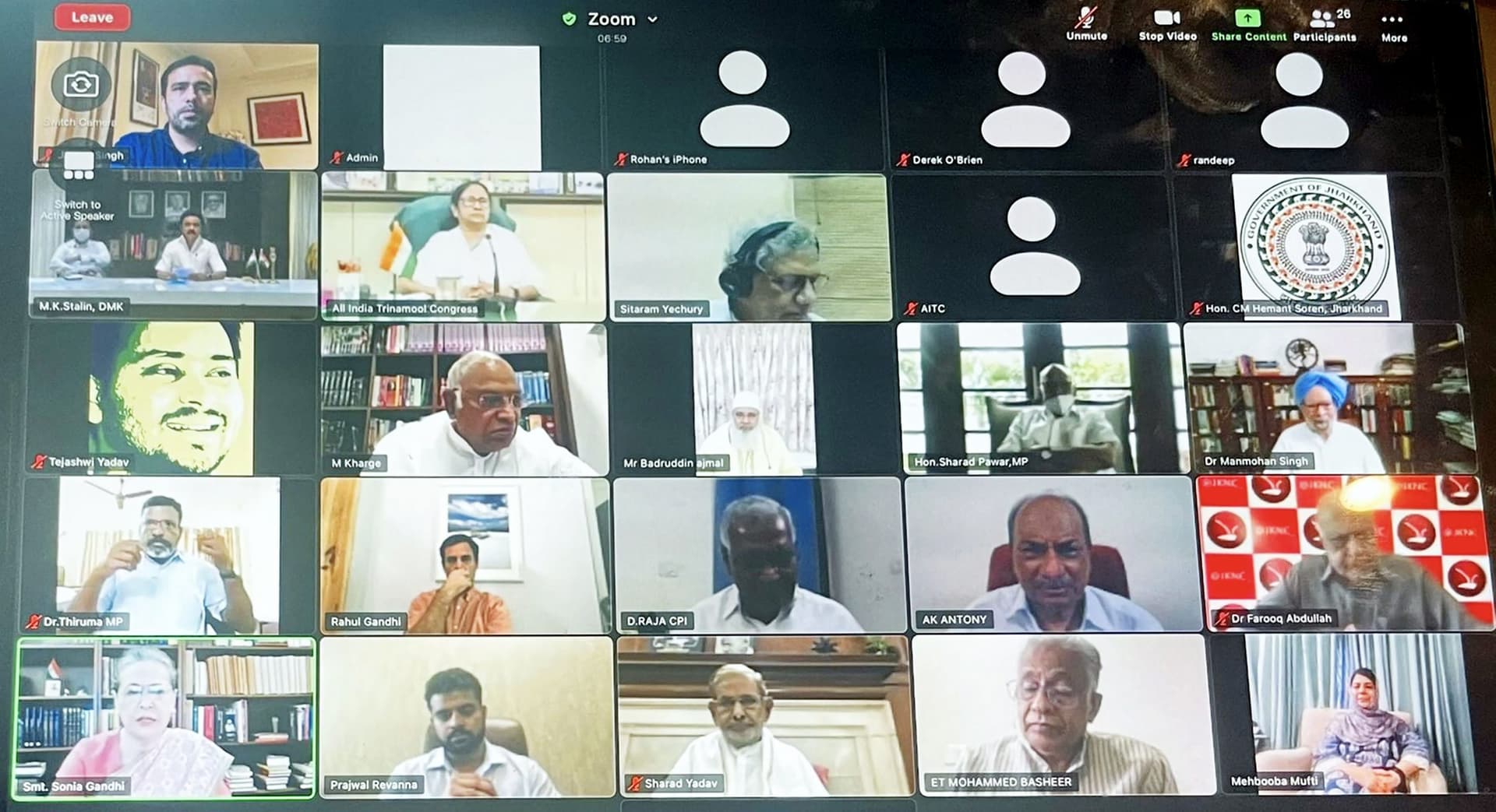 Sonia Gandhi Meeting : 2024 की तैयारी! रोजगार, महंगाई, कृषि कानून सहित ये मुद्दे विपक्ष का हथियार