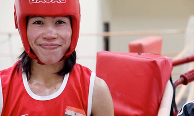 मैरी कॉम को बधाई देने वालों का तांता