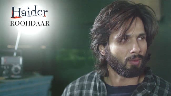 हैदर के किरदार में शाहिद का शानदार अभिनय