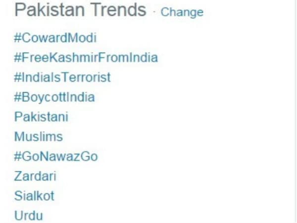 पाकिस्‍तानियों ने ट्विटर पर Narendra modi को कहा डरपोक
