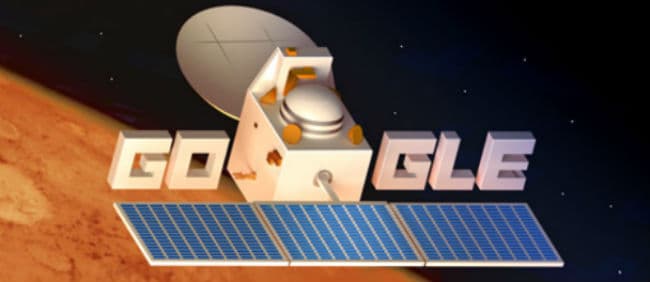 मंगलयान के एक महीने पूरे, गूगल ने डूडल के जरिये किया सलाम