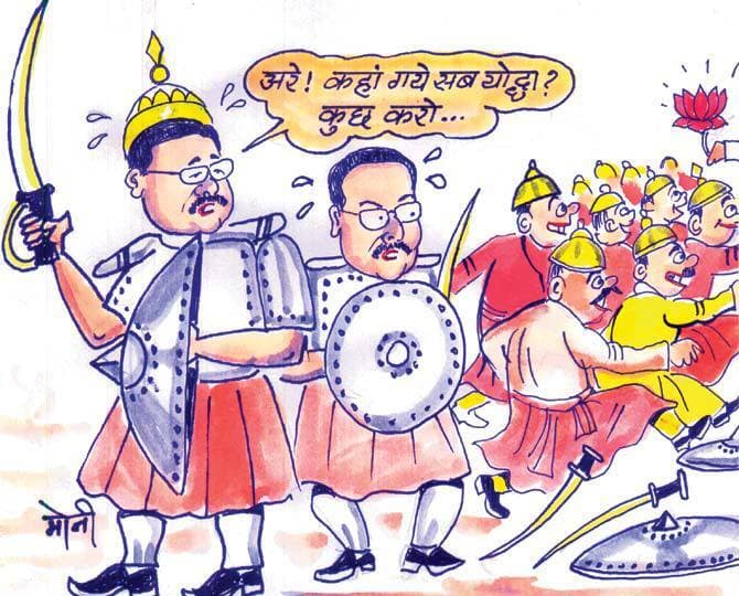 बाबूलाल को लगा करारा झटका, 11 में से 8 विधायकों ने पार्टी छोड़ी