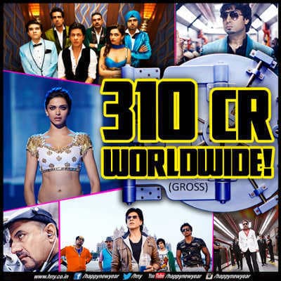 हैप्पी न्यू ईयर की कमाई 300 करोड़, बिग बी ने दी शाहरुख-फराह को बधाई