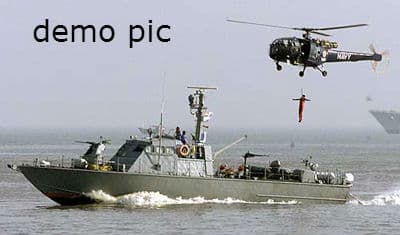 विशाखापत्तनम में नौ सेना का जहाज डूबा, एक की मौत