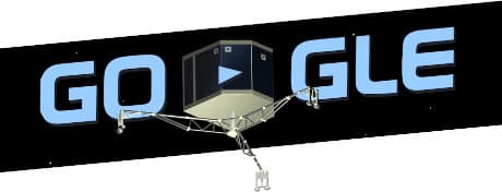 गूगल ने धूमकेतु पर पहुंचने वाले अंतरिक्षयान पर बनाया डूडल