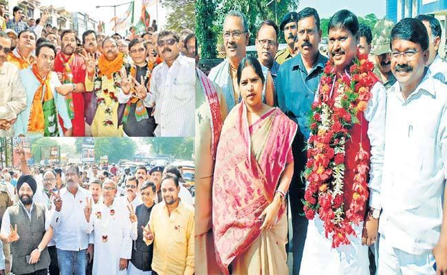 दिग्गजों ने भरे परचे, फूंकी रणभेरी