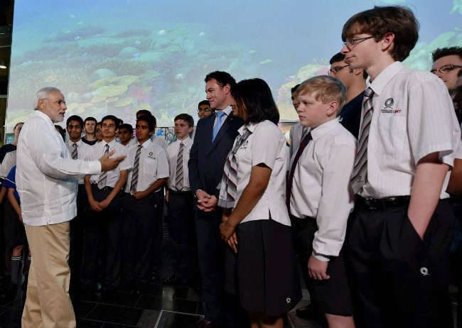 मोदी के क्वींसलैंड कार्यक्रम में भारतीय नक्शे से कश्मीर गायब