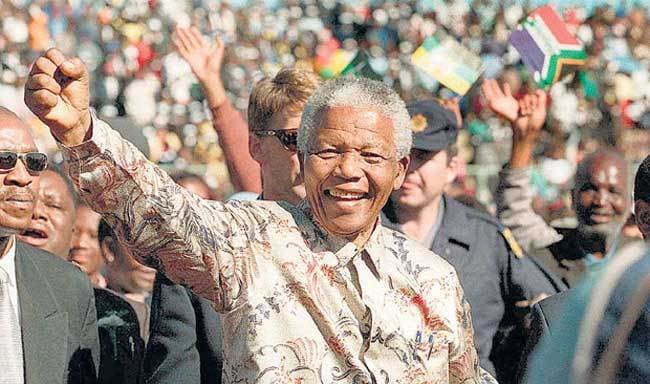 नेल्सन के जीवन पर गांधी जी का प्रभाव