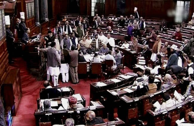 राज्य सभा में धर्मातरण सहित कई मुद्दों पर विपक्ष का हंगामा