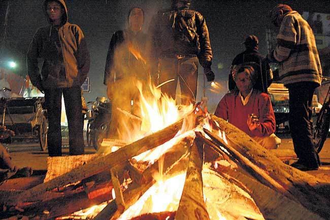 कांके का तापमान फिर 1.1 डिग्री पर पहुंचा