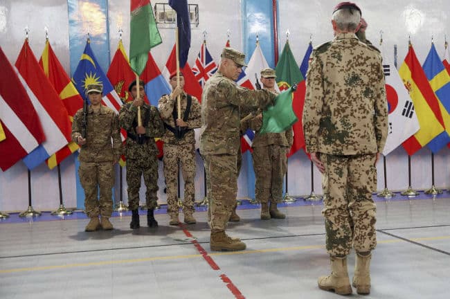 अफगानिस्तान में नाटो की लडाई का औपचारिक अंत