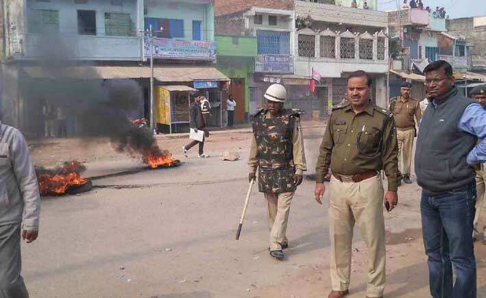 हादसे में कोचिंग संचालक की मौत के बाद उपद्रव