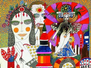 फीमेल सेक्सुअलिटी की सुंदरता पेंटिंग में