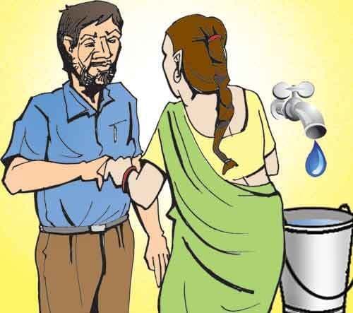 पानी की किल्लत से महिलाओं ने ससुराल छोड़ा!