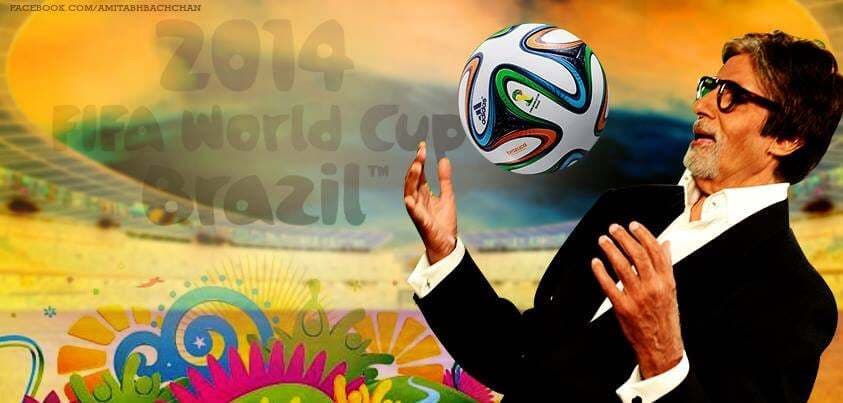 फुटबॉल वर्ल्डकप के दिवाने  बिग बी