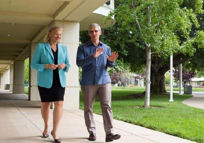 कार्पोरेट लक्ष्‍य हासिल करने के लिए एप्‍पल-आईबीएम के बीच समझौता