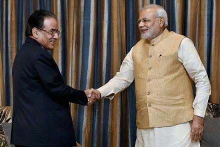 प्रधानमंत्री मोदी ने सीपीएन-माओवादी नेता प्रचंड से मुलाकात की