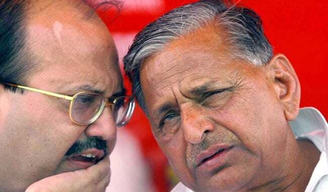 फिर साथ आये अमर-मुलायम