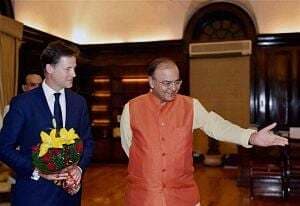 ब्रिटेन के उप-प्रधानमंत्री ने की जेटली से मुलाकात,विभिन्न मुद्दों पर चर्चा