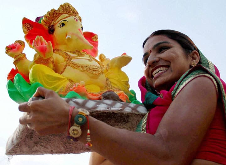 आज से गणेश उत्‍सव शुरू,राष्‍ट्रपति,उपराष्‍ट्रपति और प्रधानमंत्री ने दी शुभकामना