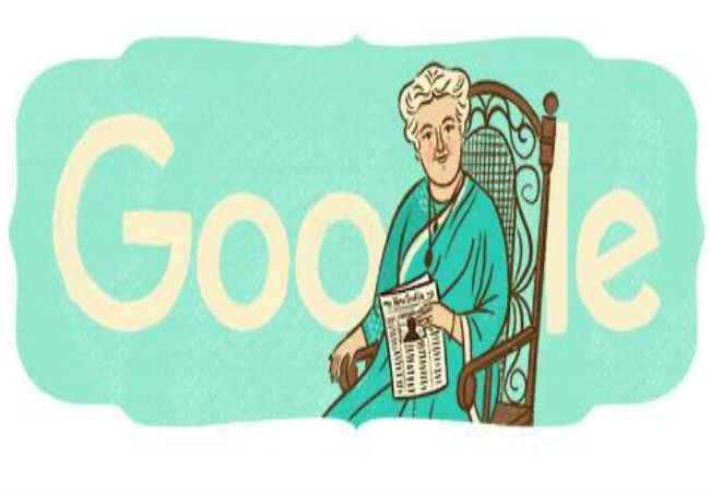 एनी बेसेंट की जयंती पर गूगल ने बनाया डूडल