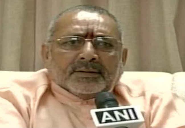 नीति जंगलराज, नीयत गोमांस खिलाना वो ज्ञान न दें : गिरिराज