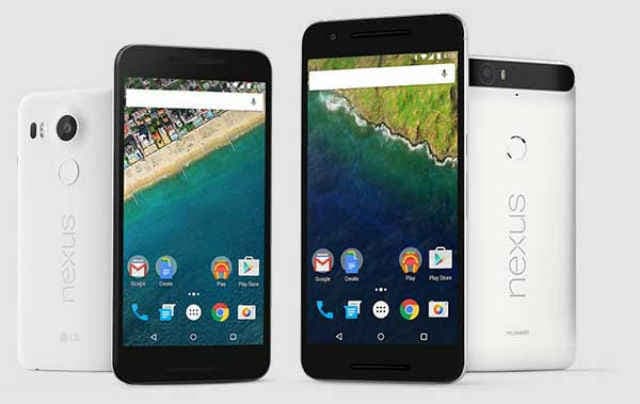 भारत में Google नेक्सस 5X और 6P की लांचिंग 13 अक्टूबर को