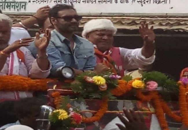 बिहार चुनाव : ‘‘ सिंघम ‘‘ अजय देवगन ने भाजपा के लिए मांगा वोट