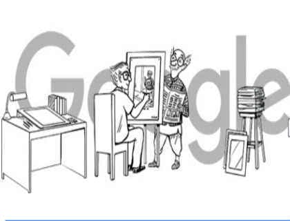 गूगल ने डूडल बनाकर आर के लक्ष्‍मण को किया याद