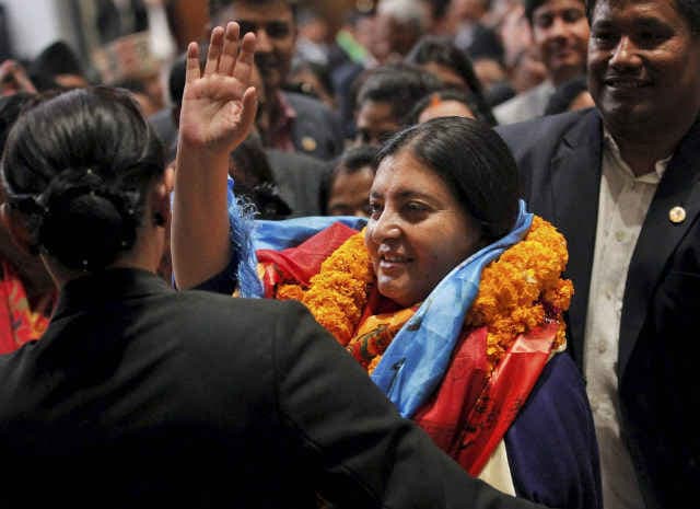 विद्या भंडारी बनीं नेपाल की पहली महिला राष्ट्रपति