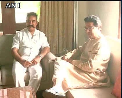 राज ठाकरे से की कमल हासन ने मुलाकात