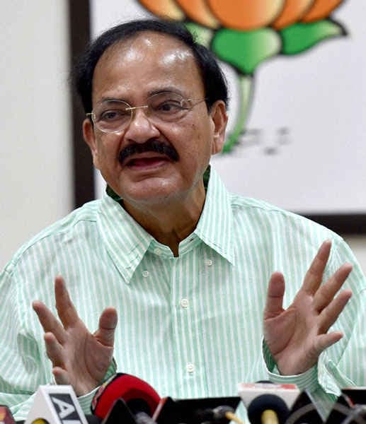 असहिष्णुता के मुद्दे पर चर्चा के लिए तैयार है सरकार : नायडू