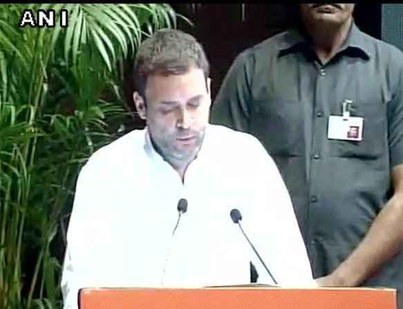 राहुल गांधी ने कहा, आरएसएस का एजेंडा देश को तोड़ना
