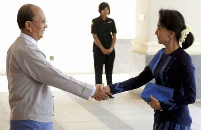 म्यांमार के राष्ट्रपति ने लिया शांतिपूर्ण सत्ता परिवर्तन का संकल्प