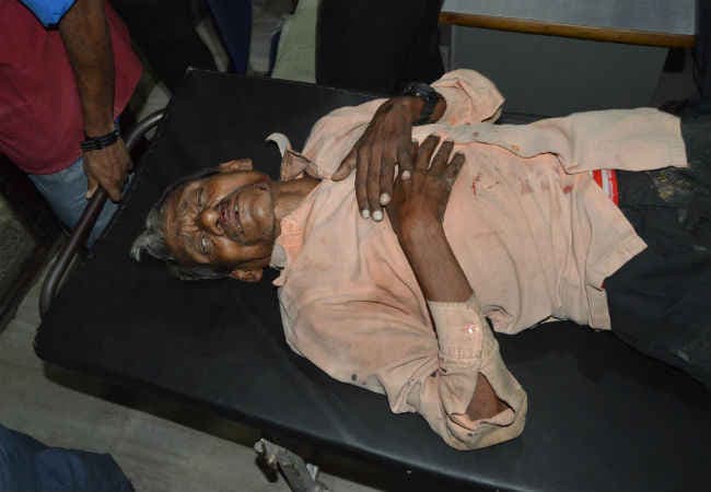 नीतीश के शपथ ग्रहण से पहले गांधी मैदान में हादसा, दो घायल