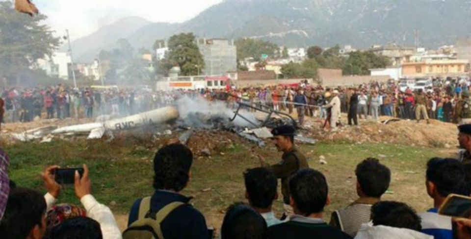 कटरा: हैलिकाॅप्टर दुर्घटनाग्रस्त, 7 मरे