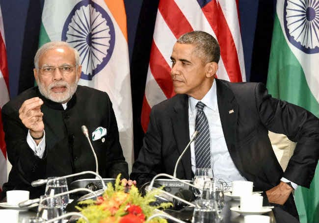 ओबामा से मिले मोदी कहा, जलवायु परिवर्तन पर अपनी जिम्मेदारी निभायेगा भारत