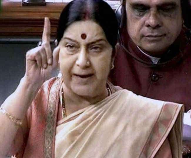संसद में कल बयान देंगी सुषमा