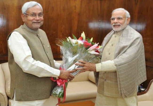 जीएसटी पर नरेंद्र मोदी के साथ आये नीतीश कुमार