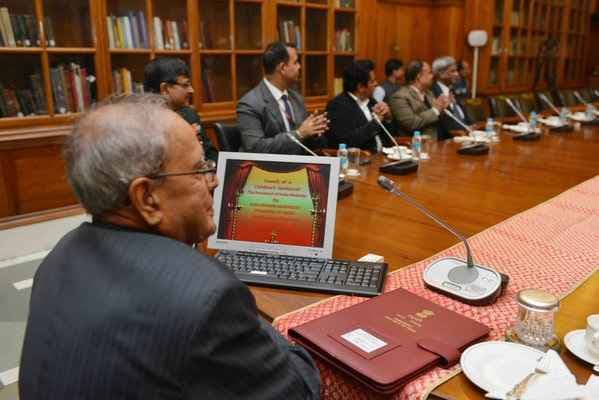 राष्ट्रपति की वेबसाइट में बच्चों का कोना